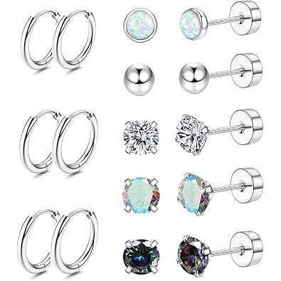Surgical Steel Earrings For Sensitive Ears Hypoallergenic Stainless Steel Stud